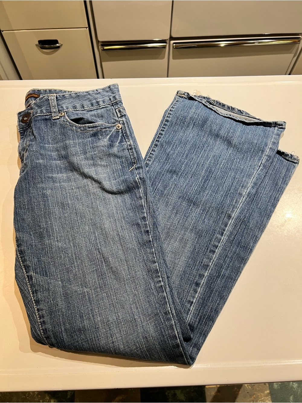 Y2K Aeropostale Low Rise Skinny Flare Jeans Regular 13/14